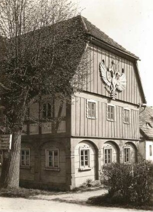 Niedercunnersdorf. Lausitzer Umgebindehaus