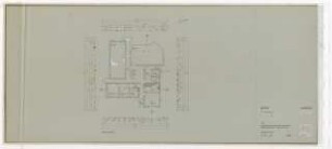 Wissenschaftskolleg zu Berlin (WKB), Berlin-Grunewald Neubau: Grundriss EG, 1:100