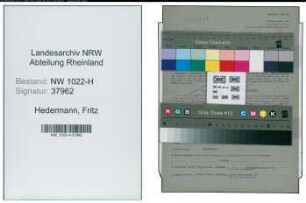 Entnazifizierung Fritz Hedermann , geb. 10.05.1900 (Landwirt)