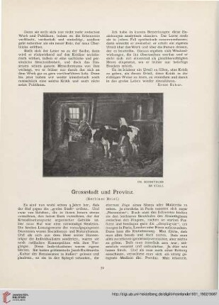 3: Grossstadt und Provinz : Berliner Brief