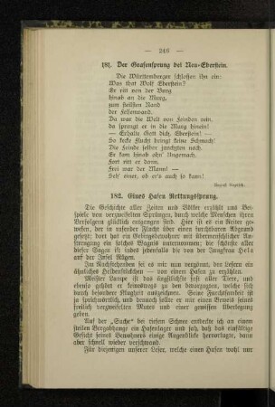181. Der Grafensprung bei Neu-Eberstein.