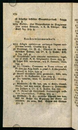 134-141, Rechtswissenschaft