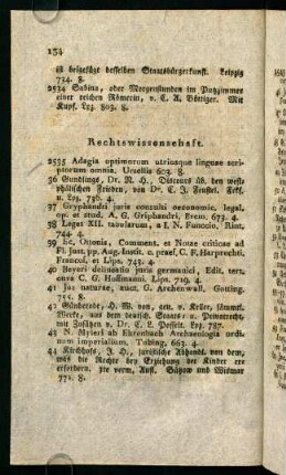 134-141, Rechtswissenschaft