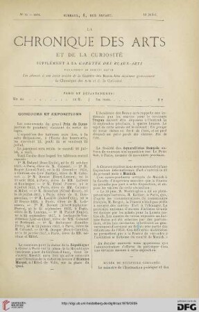 Nr. 25 (12 juillet)