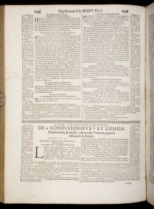 Liber Trigesimus Quintus. - Liber Trigesimus Sextus.