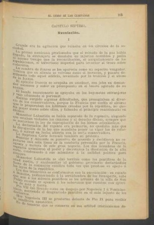 Capítulo séptimo. - Revelación.