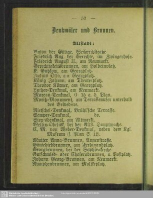 Denkmäler und Brunnen