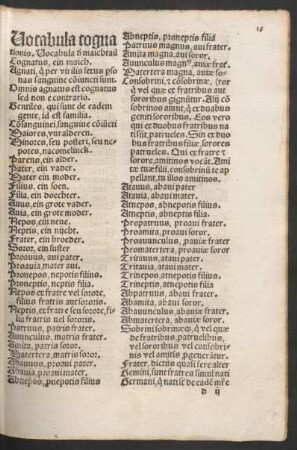 Vocabula cognationis.