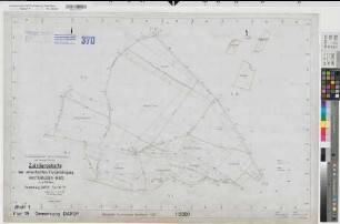 Darup (Nottuln), Vereinfachte Flurbereinigung Hastehausen, Bl.1 Zuteilungskarte Darup Flur 19