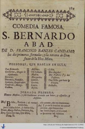 San Bernardo Abad.