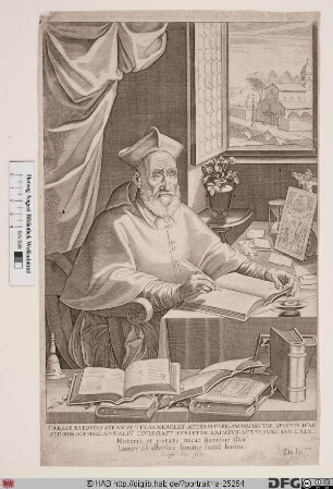 Bildnis Cesare Baronio (lat. Caesar Baronius)
