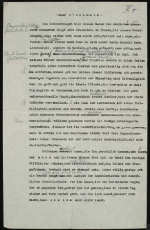 Biographie Oskar Schlemmer