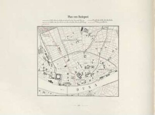 Karte: Plan von Budapest