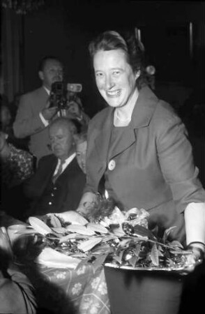 9. Tagung 1959 Physiker: Frau Heisenberg