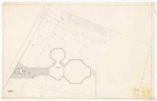 1. Kirche Christi Wissenschafter, Karlsruhe: Lageplan mit Aussenanlagen 1:100