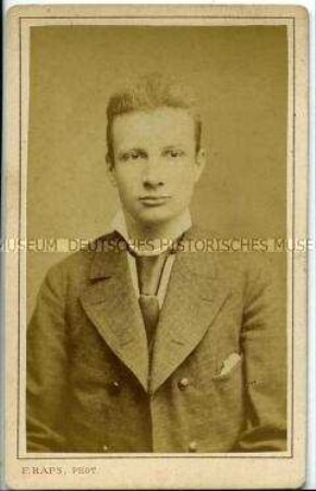 Porträt eines jungen Mannes, Carte de Visite