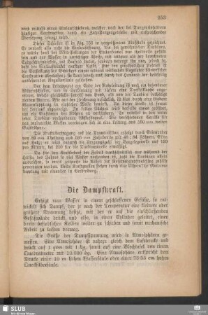 Die Dampfkraft