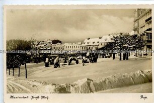 Ansicht aus Marienbad im Winter