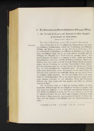 a) Die Kämpfe der Njemen=Armee.