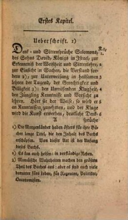 Sprüche Salomons