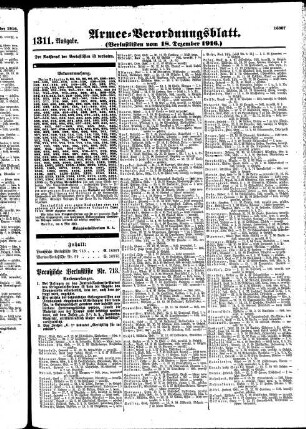 1311.Ausgabe. Montag, 18. Dezember 1916
