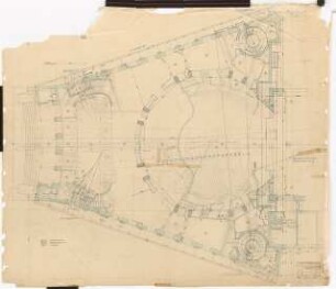 Schauspielhaus, Bochum: Zuschauerhaus: Grundriss EG 1:50
