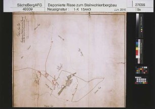 Kohlsdorf, Steinkohlenwerk, Freital, Moritz- und Geschwisterschacht, Baue auf dem 2. Flöz