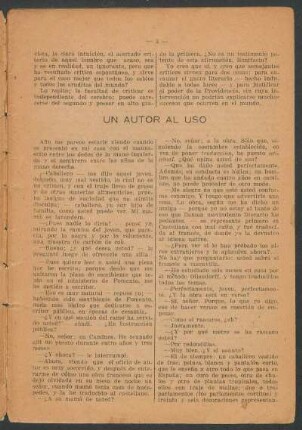 Un autor al uso