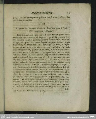 §. VII. Proprium ius fratrum liberis in successione prae defuncti thiis competens explicatur