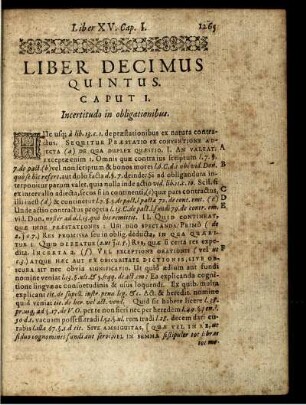 Liber Decimus Quintus