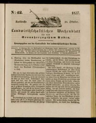 No 42. 1837. 20. Oktober