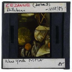 Cézanne, Stillleben mit Ingwerglas und Auberginen
