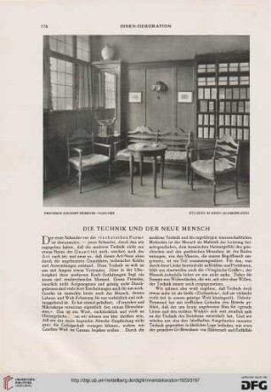 Die Technik und der Mensch, [1]