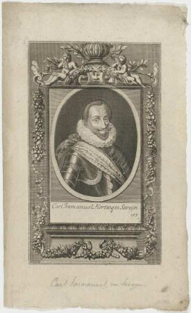 Bildnis des Carl Immanuel Hertzog in Savoyn