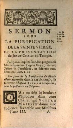 Sermons de Mr. l'Abbé Anselme, 3