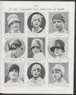El chic femenino: Los sombreros de moda