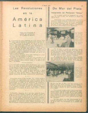 Las revoluciones en la América Latina