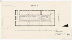 Chemische Institute der Universität Köln: Anorganische Chemie Grundriss UG, 1:200