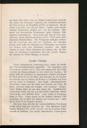 Zweite Periode.