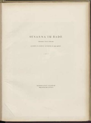 Susanna im Bade.