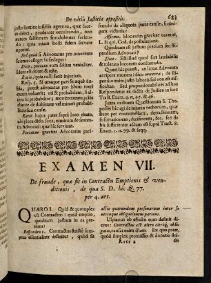 683-693, Examen VII