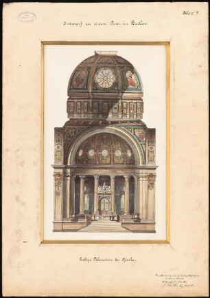 Berliner Dom Schinkelwettbewerb 1884: Innendekoration