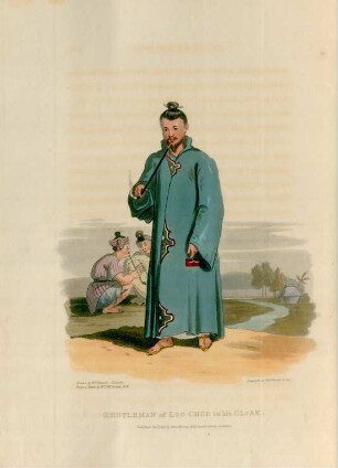 Gentleman of Loo Choo in his cloak