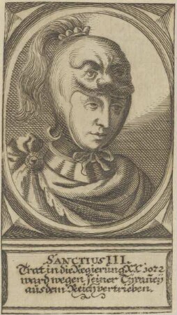 Bildnis von Sanctius III., König von Kastilien
