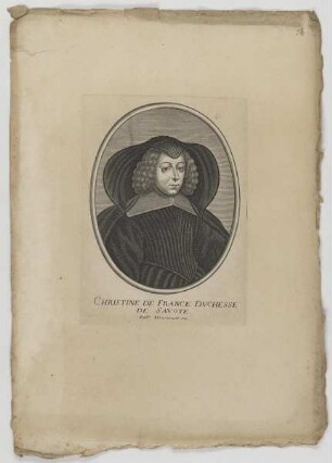 Bildnis der Christine de France, Herzogin von Savoyen
