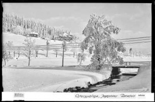 Rehefeld im Erzgebirge, Jagdschloss im Winter