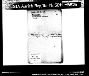 Hausierkonzessionen und -gesuche: J.G. Schmidt aus Jemgum