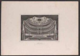 Dessau, Innenansicht des Hoftheaters