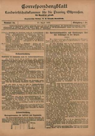 Nummer 34. 20. August 1902.