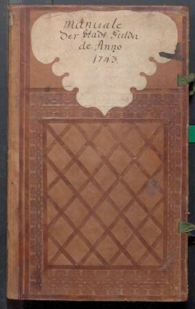 IX A 1 - Alte Stadtrechnungen (1743 - 1744)